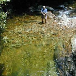 Fishing Skinny Dip Falls